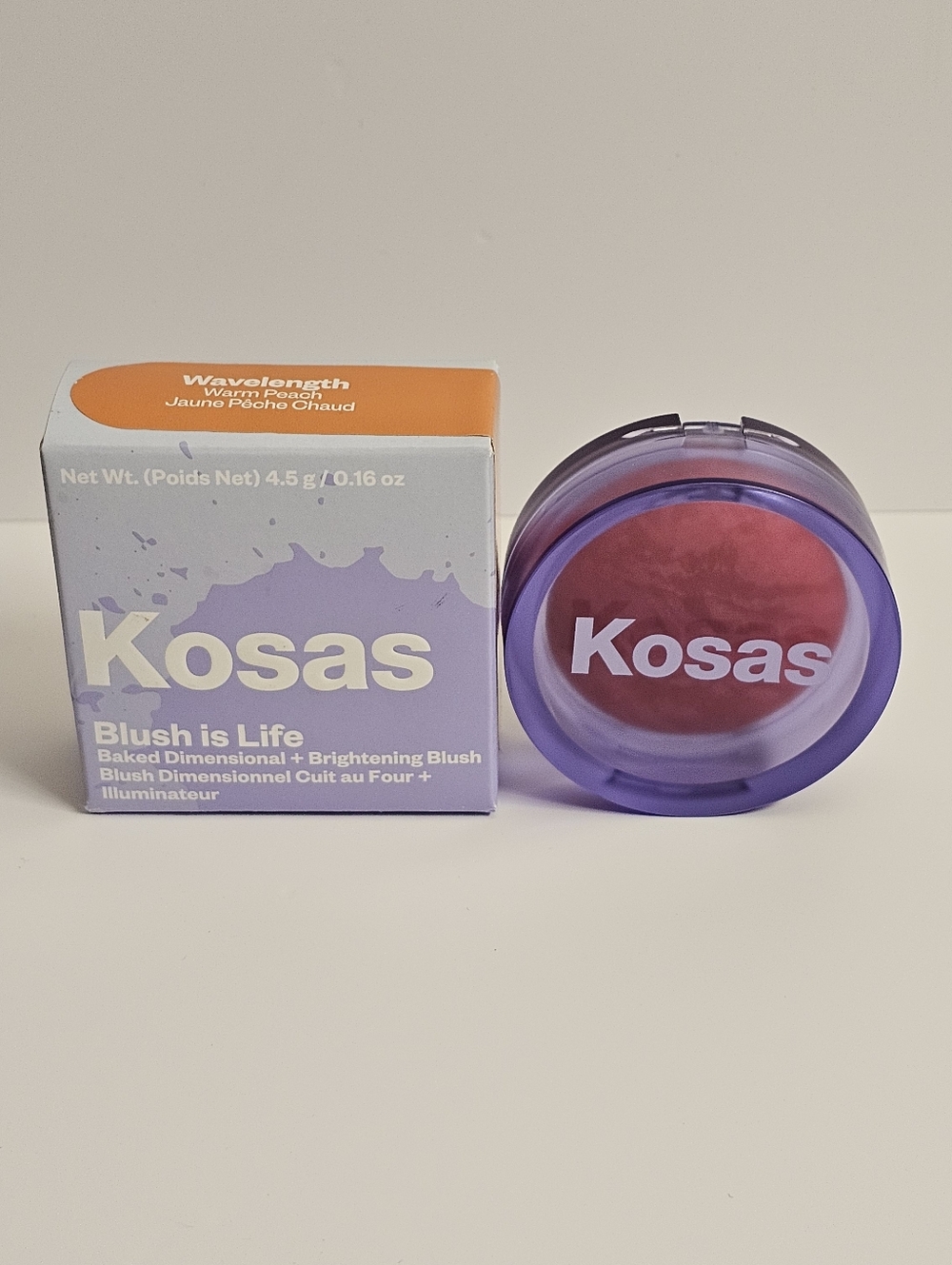 Kosas Blush is Life Baked Dimensional Brightening Blush Wavelength makeup new